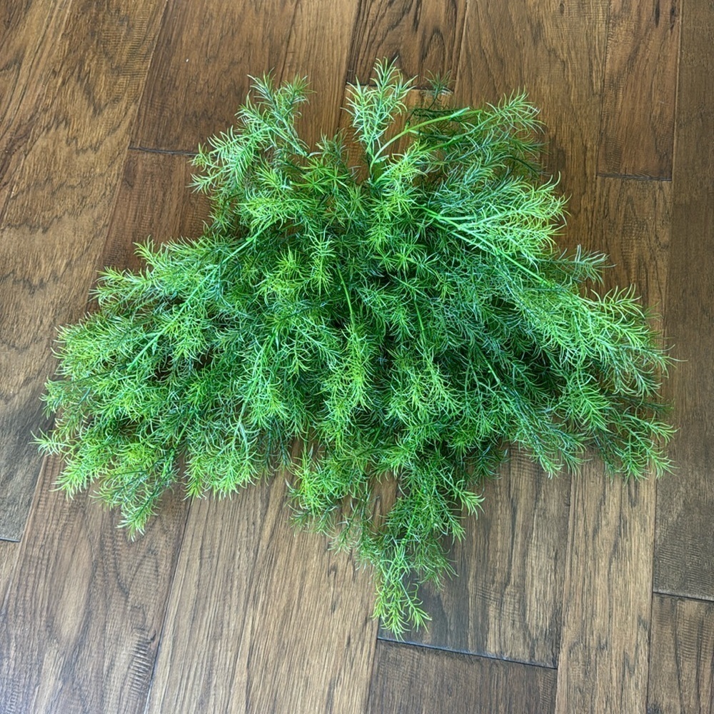 FAUX FLORAL~ASPARAGUS SPRENGERI~TRAILING FERN BUSH~PERFECT BURST OF COLOR~G2T